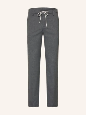 Alberto Chinosy Jump W Stylu Dresowym Slim Fit grau CZIEMNOSZARY