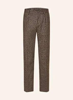 Alberto Spodnie Flanelowe Lou Regular Fit braun
