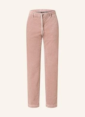 Alberto Spodnie Sztruksowe Jump W Stylu Dresowym Slim Fit rosa