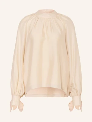 Alcidia Da Veiga Bluzka Z Jedwabiu beige