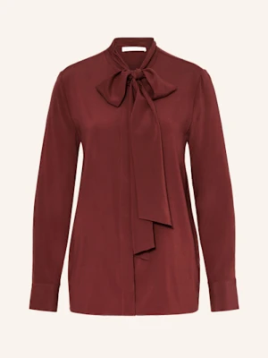Alcidia Da Veiga Bluzka Z Wiązaniem Pod Szyją Ellen Z Jedwabiu rot