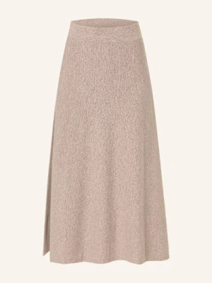 Alcidia Da Veiga Spódnica Z Dzianiny Luca Z Kaszmirem beige