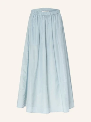 Alcidia Da Veiga Spódnica Z Jedwabiu blau