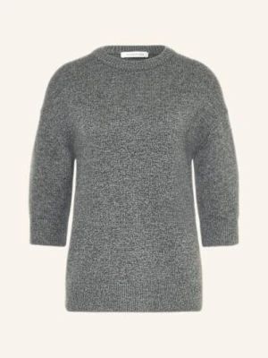 Alcidia Da Veiga Sweter Gloria Z Dodatkiem Kaszmiru I Rękawami 3/4 grau