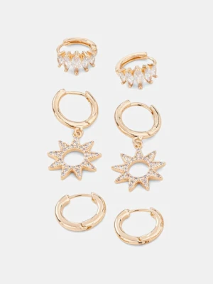 Aldo kolczyki 3-pack SUNLIT.972