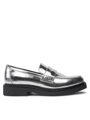 Aldo Loafersy Verima 13838579 Srebrny