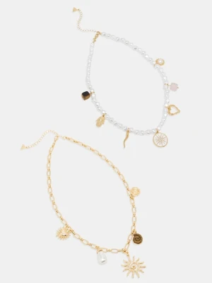 Aldo naszyjnik damski metalowy SOLAMOUR 2-pack