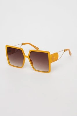Aldo okulary przeciwsłoneczne ANNERELIA damskie kolor żółty