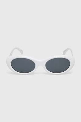 Aldo okulary przeciwsłoneczne damskie kolor biały