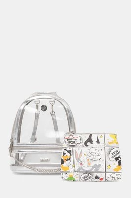 Aldo plecak LTBACKPACK x Looney Tunes damski kolor srebrny mały wzorzysty 13833661