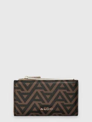 Aldo portfel MERECLYA damski kolor brązowy 13824420