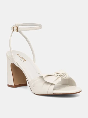 Aldo sandały na słupku skórzane ANGELKNOT