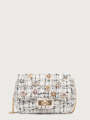Aldo torebka crossbody damska BBELLAFLORAL biały