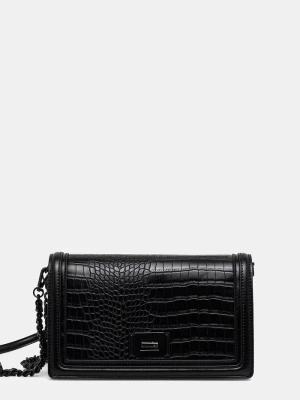 Aldo torebka crossbody damska z imitacji skóry VYVIIENNE czarny