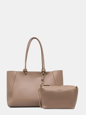 Aldo torebka shopper damska z imitacji skóry LILYTOTE beżowy