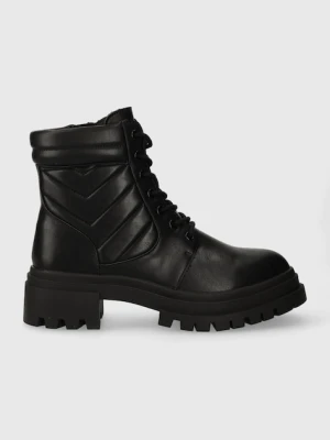 Aldo workery Lolita damskie kolor czarny na platformie 13640273