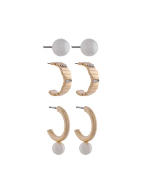 Aldo Zestaw kolczyków Cirahar 14088473 Złoty