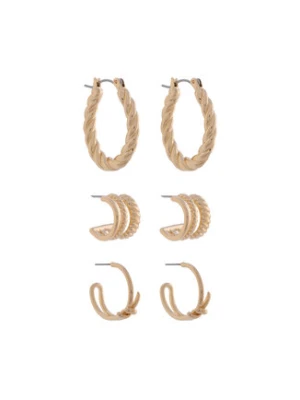 Aldo Zestaw kolczyków Twistt 14088278 Złoty