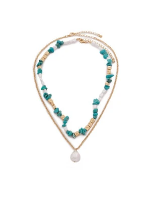 Aldo Zestaw naszyjników Ulienad 13994746 Turkusowy