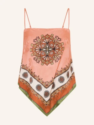 Alémais Satynowa Bluzka Contina gruen ALÉMAIS