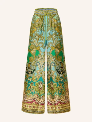 Alémais Spodnie Marlena Clemenza Z Jedwabiu beige ALÉMAIS