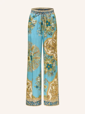 Alémais Spodnie Z Jedwabiu Cassie blau ALÉMAIS