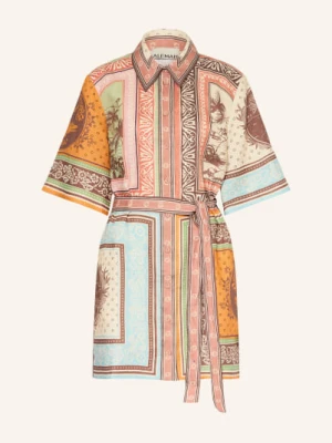 Alémais Sukienka Koszulowa Alberta Z Lnu rosa ALÉMAIS