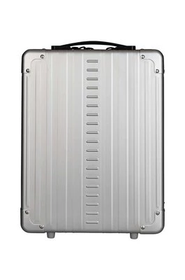 ALEON plecak 16" Aluminum Backpack kolor srebrny duży gładki H1600100