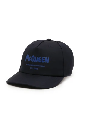 Alexander McQueen Bejsbolówka TONAL GRAFFITI