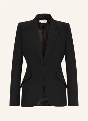 Alexander Mcqueen Blezer Peak schwarz