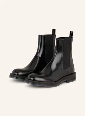 Alexander Mcqueen Botki Chelsea schwarz