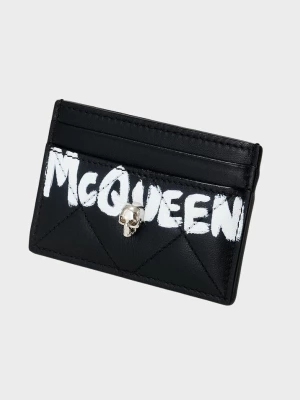 Alexander Mcqueen Etui na karty z logo