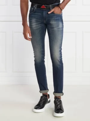 Alexander McQueen Jeansy GRAFFITI | Slim Fit