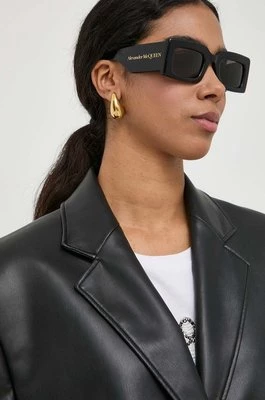 Alexander McQueen okulary przeciwsłoneczne damskie kolor czarny AM0433S