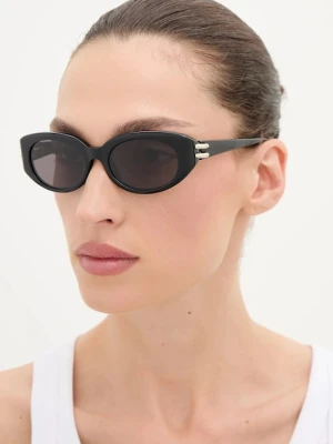 Alexander McQueen okulary przeciwsłoneczne damskie kolor czarny AM0469S