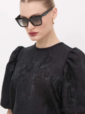 Alexander McQueen okulary przeciwsłoneczne damskie kolor czarny AM0473S