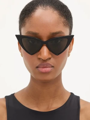 Alexander McQueen okulary przeciwsłoneczne damskie kolor czarny AM0518S