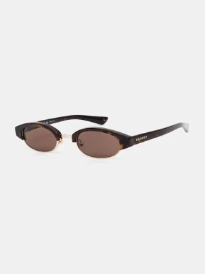 Alexander McQueen okulary przeciwsłoneczne kolor brązowy AM0534S