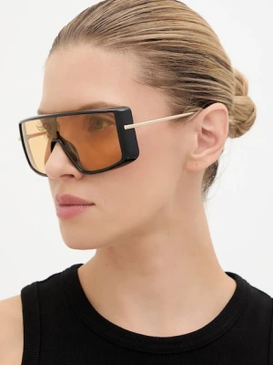 Alexander McQueen okulary przeciwsłoneczne kolor czarny AM0524S