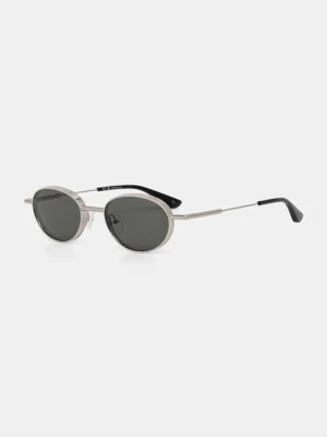 Alexander McQueen okulary przeciwsłoneczne kolor srebrny AM0523S