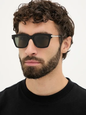 Alexander McQueen okulary przeciwsłoneczne męskie kolor czarny AM0519S