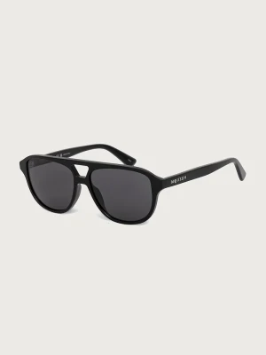 Alexander McQueen okulary przeciwsłoneczne pilotki męskie czarny