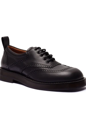 Alexander McQueen Skórzane półbuty