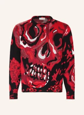 Alexander Mcqueen Sweter rot