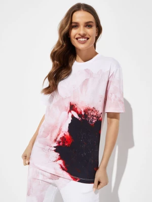 Alexander Mcqueen T-shirt z nadrukiem anemonu rozmiar