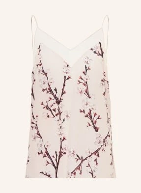 Alexander Mcqueen Top Z Jedwabiu rosa