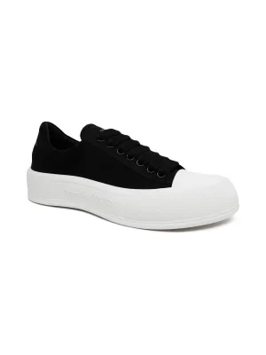 Alexander McQueen Trampki Deck Plimsoll | z dodatkiem skóry