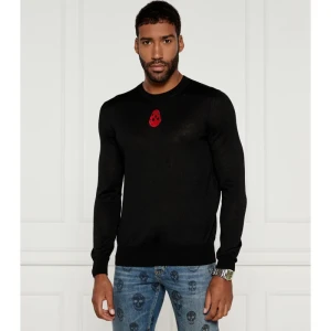 Alexander McQueen Wełniany sweter JUMPER | Regular Fit