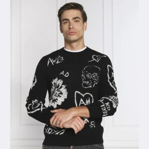 Alexander McQueen Wełniany sweter | Regular Fit