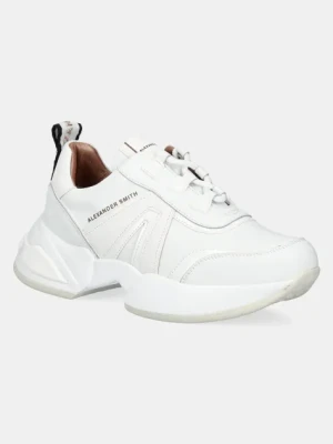 Alexander Smith sneakersy skórzane Marble damskie kolor biały ASBBMBW1008TWT